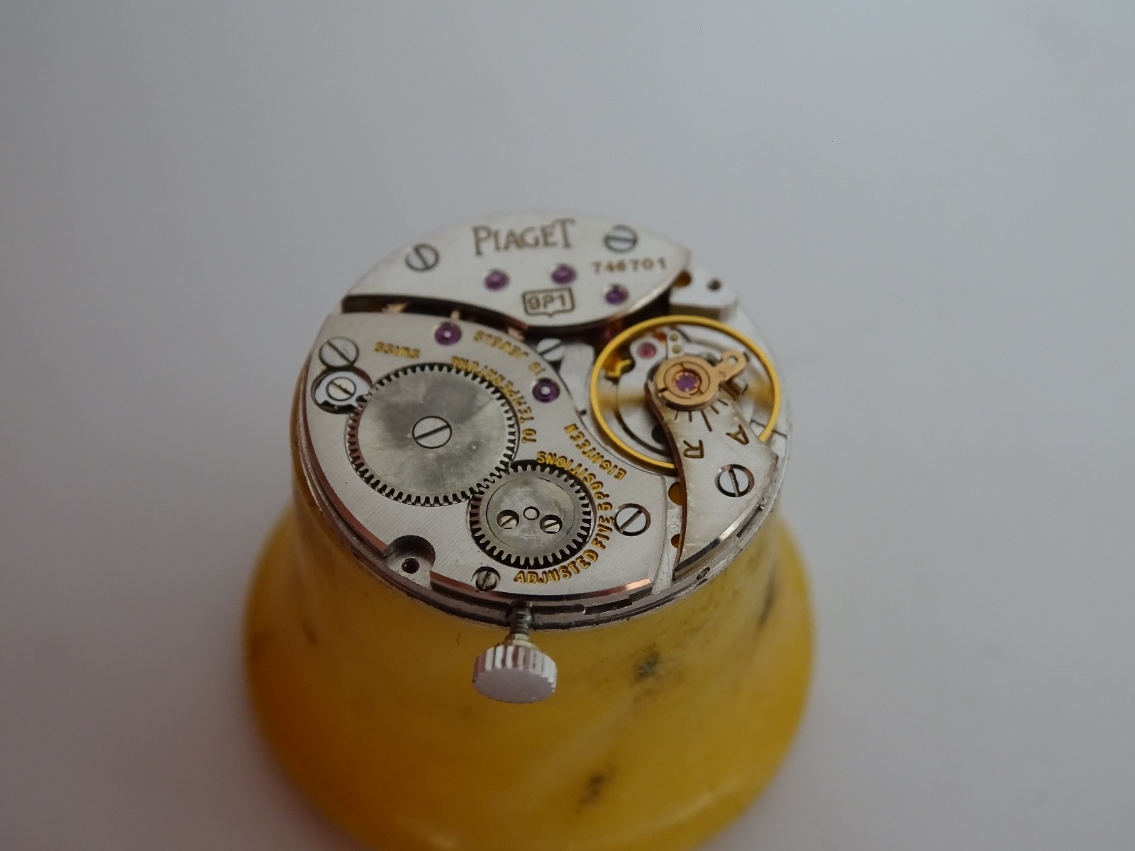 Piaget 9P1 Complete Movement, Manual Wind, Stem and Crown Running