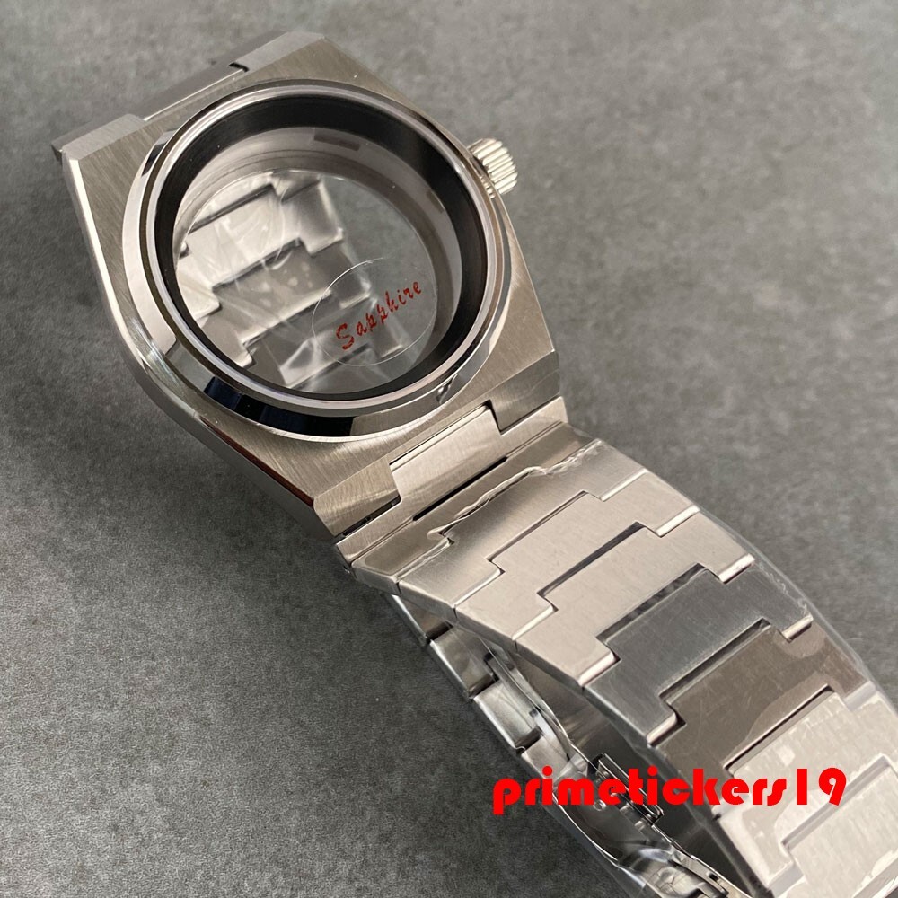 Sapphire 40mm NH35 Watch Case Band+Inner Ring Fit for Prx Super Player Mod Parts