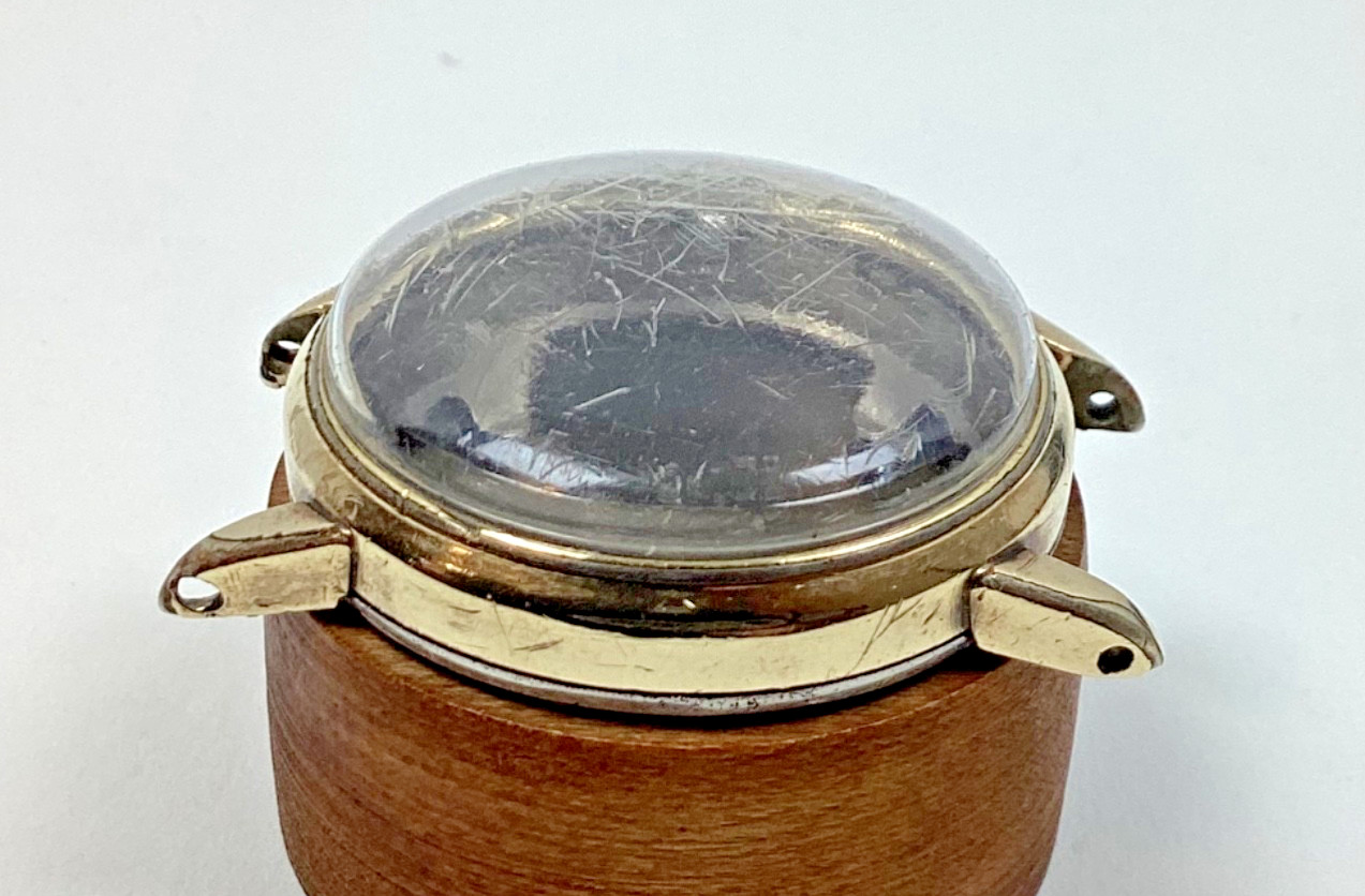 WWII Era Boulevard Military 10K GF Wrist Watch Case 31MM Case with Band
