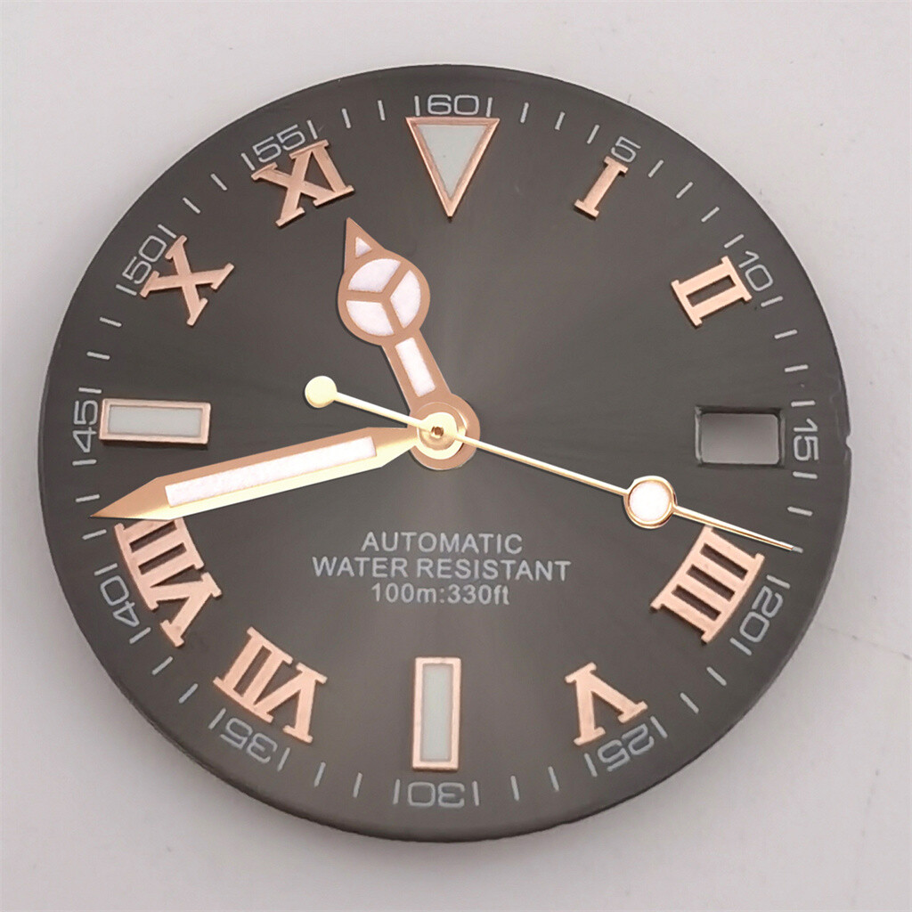 29mm Watch Dial NH35 luminous sterile Automatic movement Sterile Watches Parts