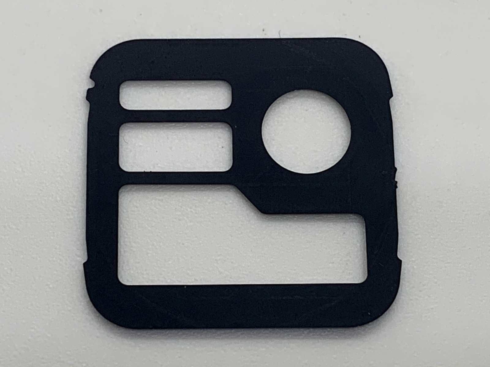 Casio Custom Black Faceplate Watch Dial Aftermarket Accessory for Projects -READ