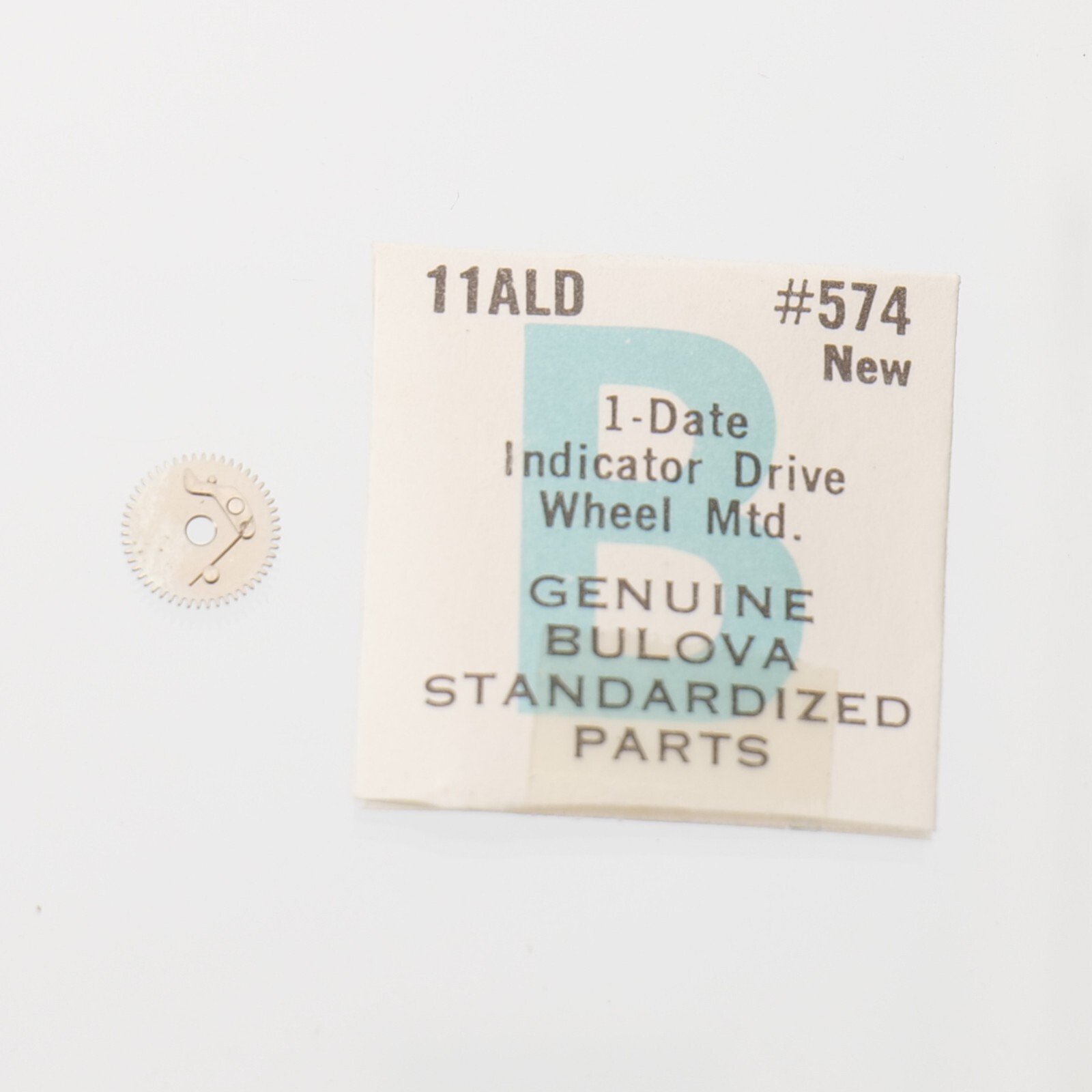 Bulova Cal 11ALD Watch Part (1) Date Indicator Driving Wheel NOS #2556-M (C4D11)