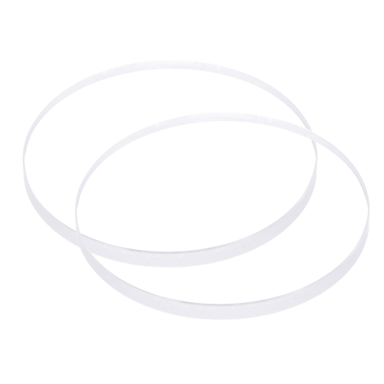 2pcs 39mmx3mm High Transmittance Watch Crystal Lens Glass Round Flat Mineral