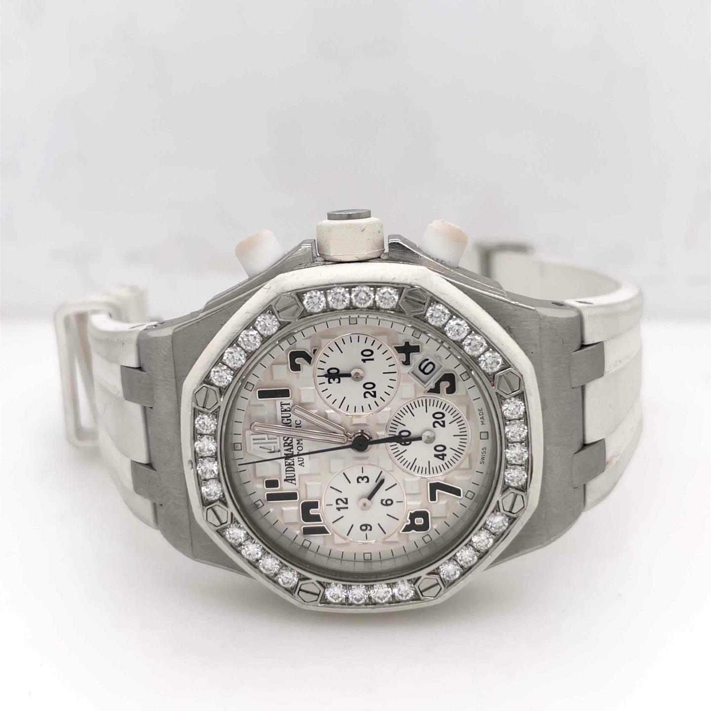 Audemars Piguet Royal Oak Offshore Chronograph 37mm White Dial 26048SKZZD010CA01