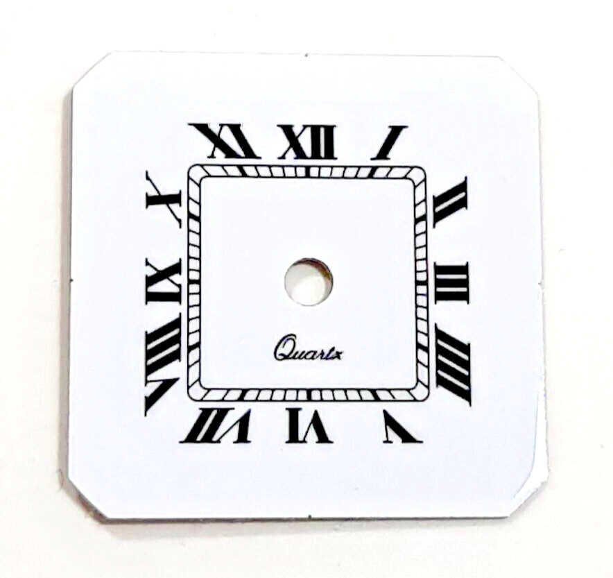 White Dial Roman Numerals Type CT French Tank 18X18 Caliber Ronda 751