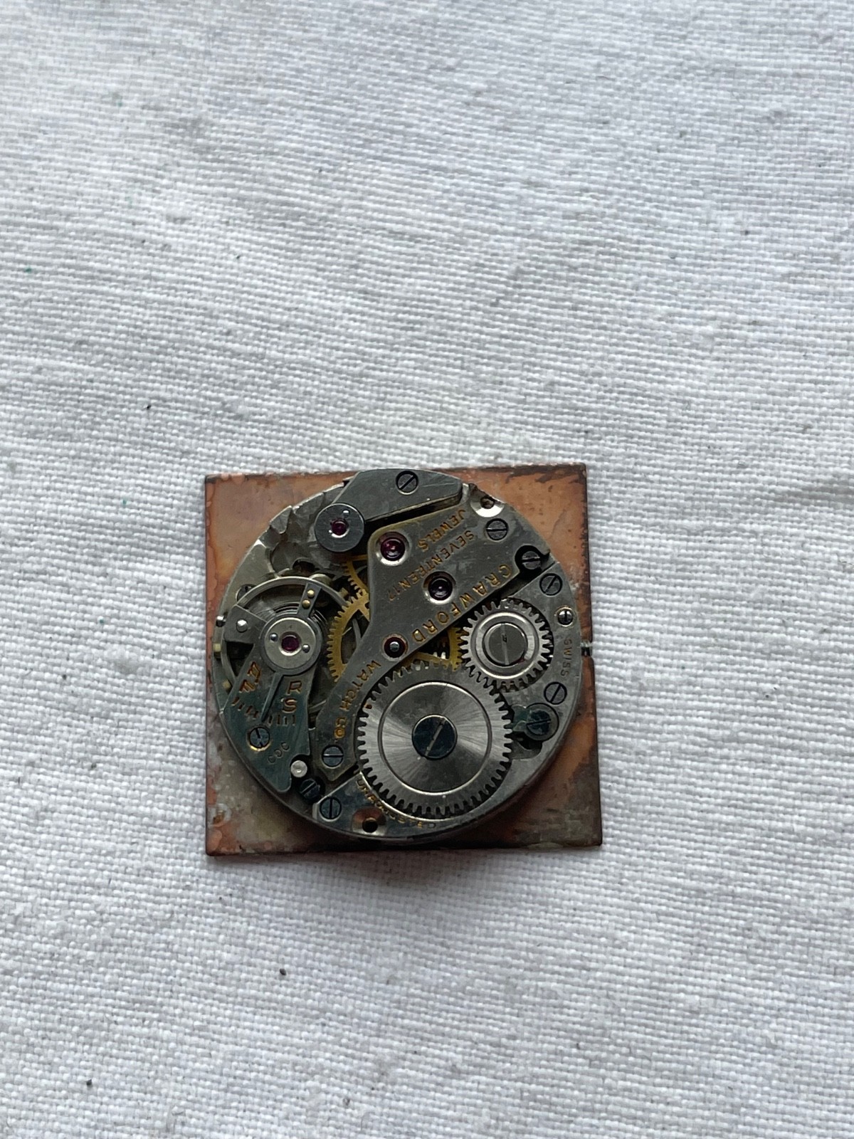 Crawford Swiss – movement for ladies watch RUNS – lot2404
