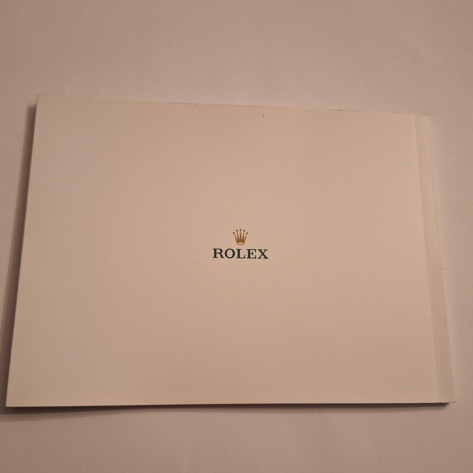 ROLEX ten step guide service booklet 2017 2019