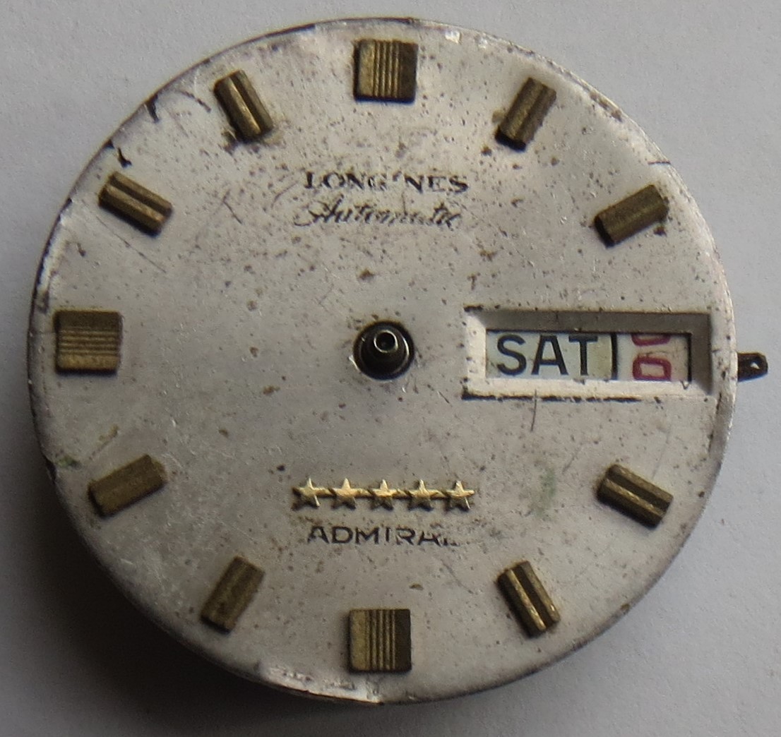 Longines Admiral automatic day & date mens wristwatch movement & dial cal. 507