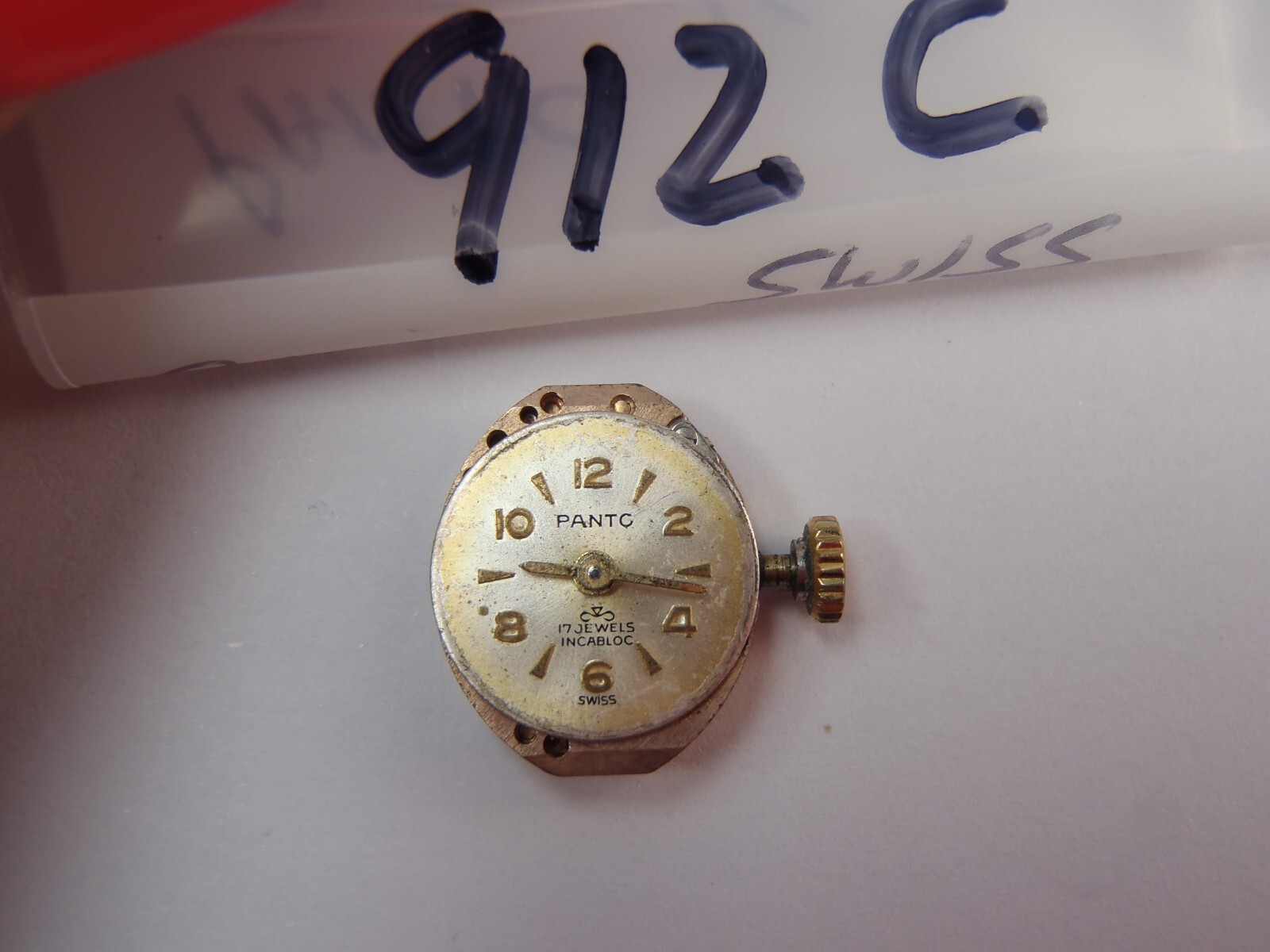 Pantc 1677 SWISS 17J MECHANICAL WOMEN’S WATCH MOVEMENT 15.6mm x 13mm