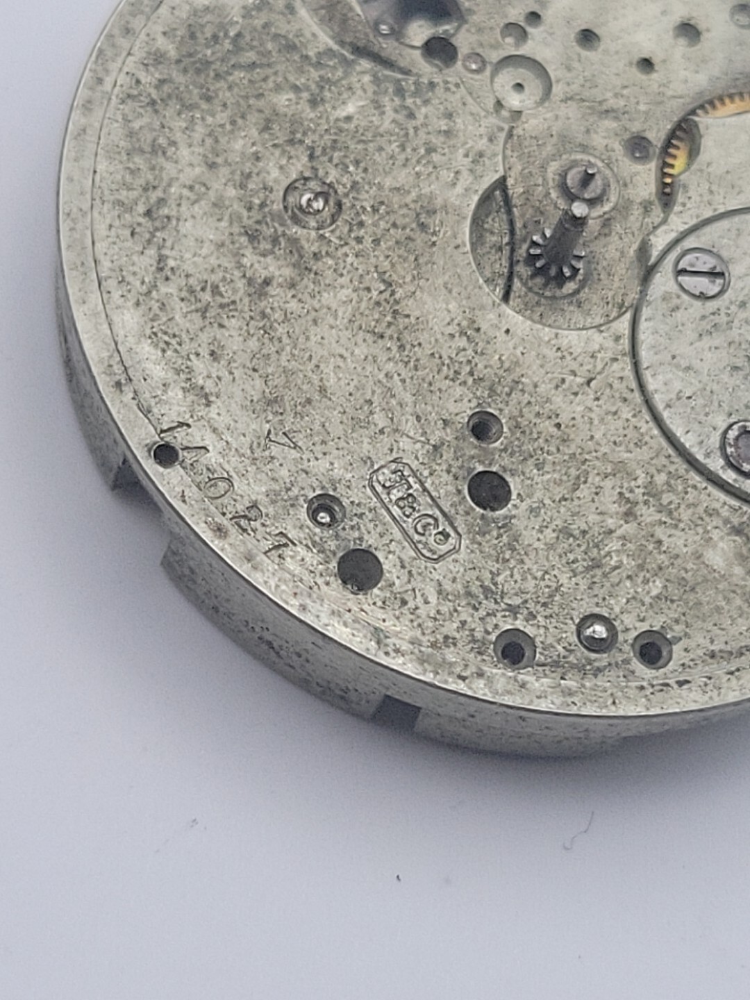 Antique Tiffany & Co New York High Grade Watch Movement For Repairs 29.5mm