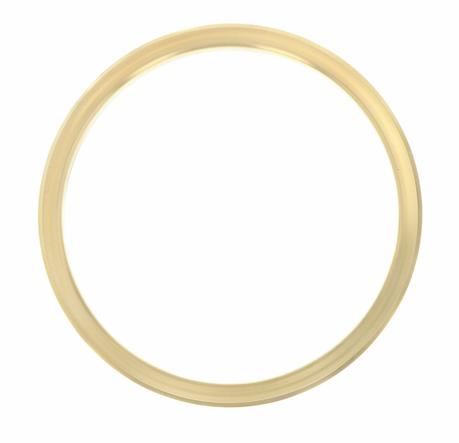 31mm 18 Karat Yellow Gold Fluted Replacement Bezel For Rolex Midsize Datejust