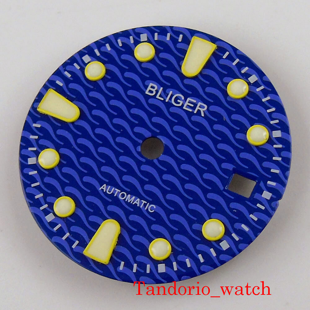 28.5mm Luminous Watch Dial Fit MIYOTA 8215 8205 ETA 2824 2836 Automatic Movement