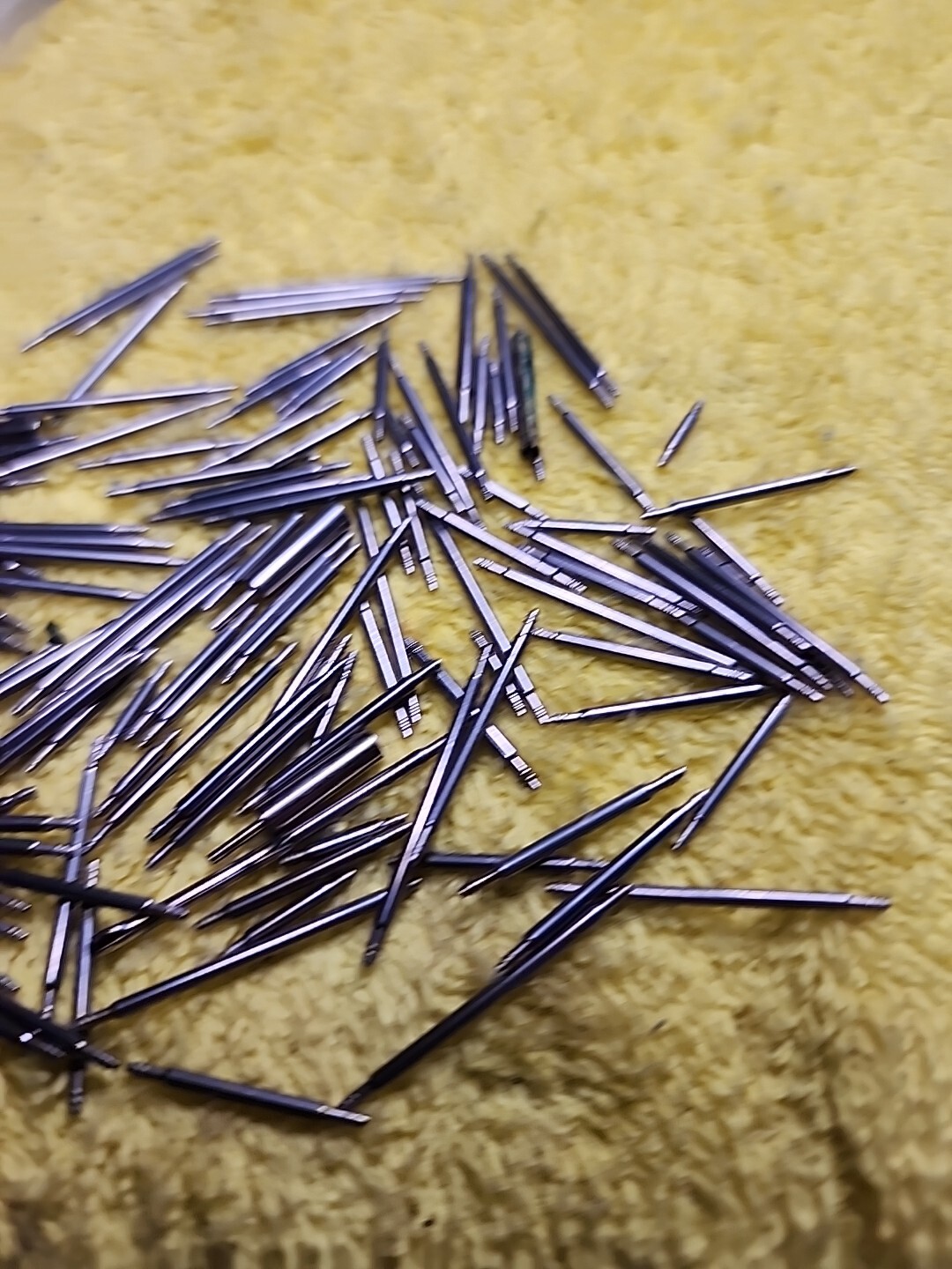 Vintage HUGE Variety LOT of 120+ Wrist Watch Spring Bars Varying Sizes Ages