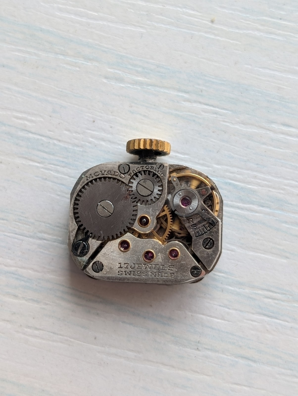 Vintage Movado 675 Mechanical Watch Movement (Runs)