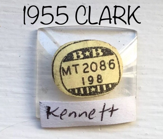 NOS Vintage Hamilton Kennett And 1955 Clark Bat Wing Watch Glass Crystal