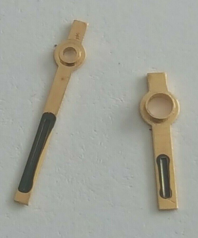 Longines Caliber 350, 370 Gold Plated Hour and Minute Hands