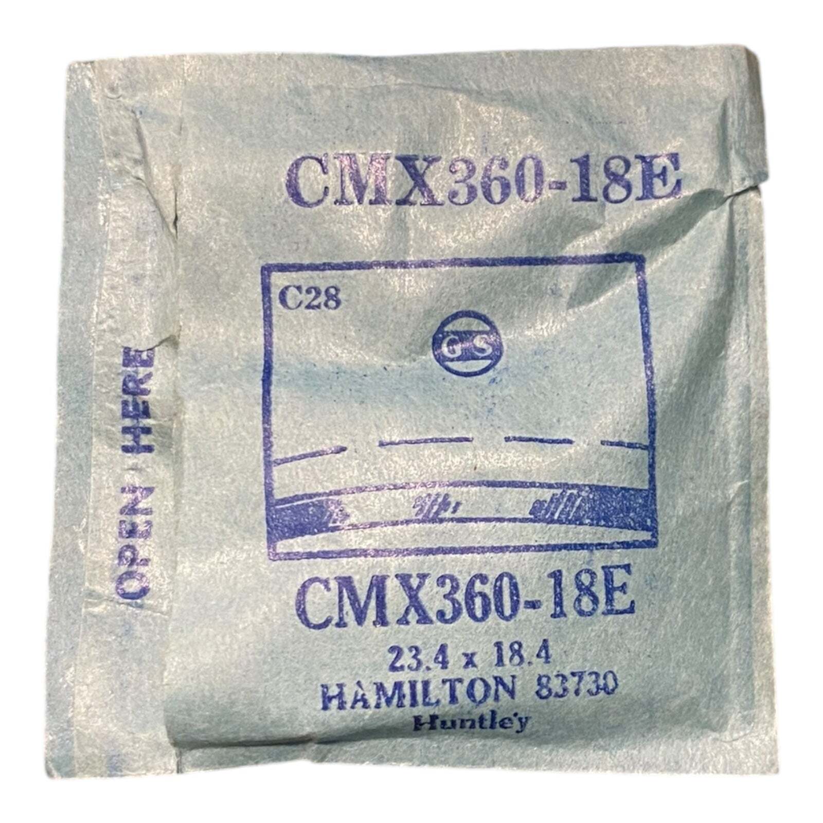 Germanow-Simon Mach (GS) CMX360-18E Watch Crystal 23.4×18.4 NOS Part Hamilton