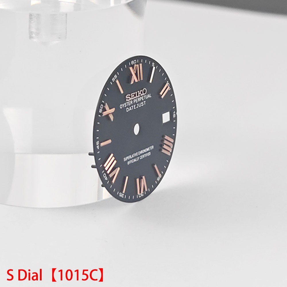 For Seiko 28.5mm Watch Dial No Luminous Fit NH35 NH36 Movement Watches Faces Mod
