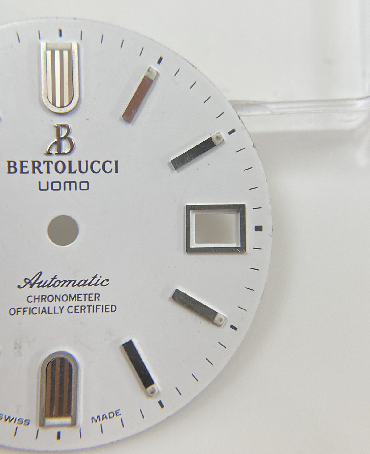 Original Bertolucci Uomo Automatic 28mm White Dial Ref: 884.55.41.10B