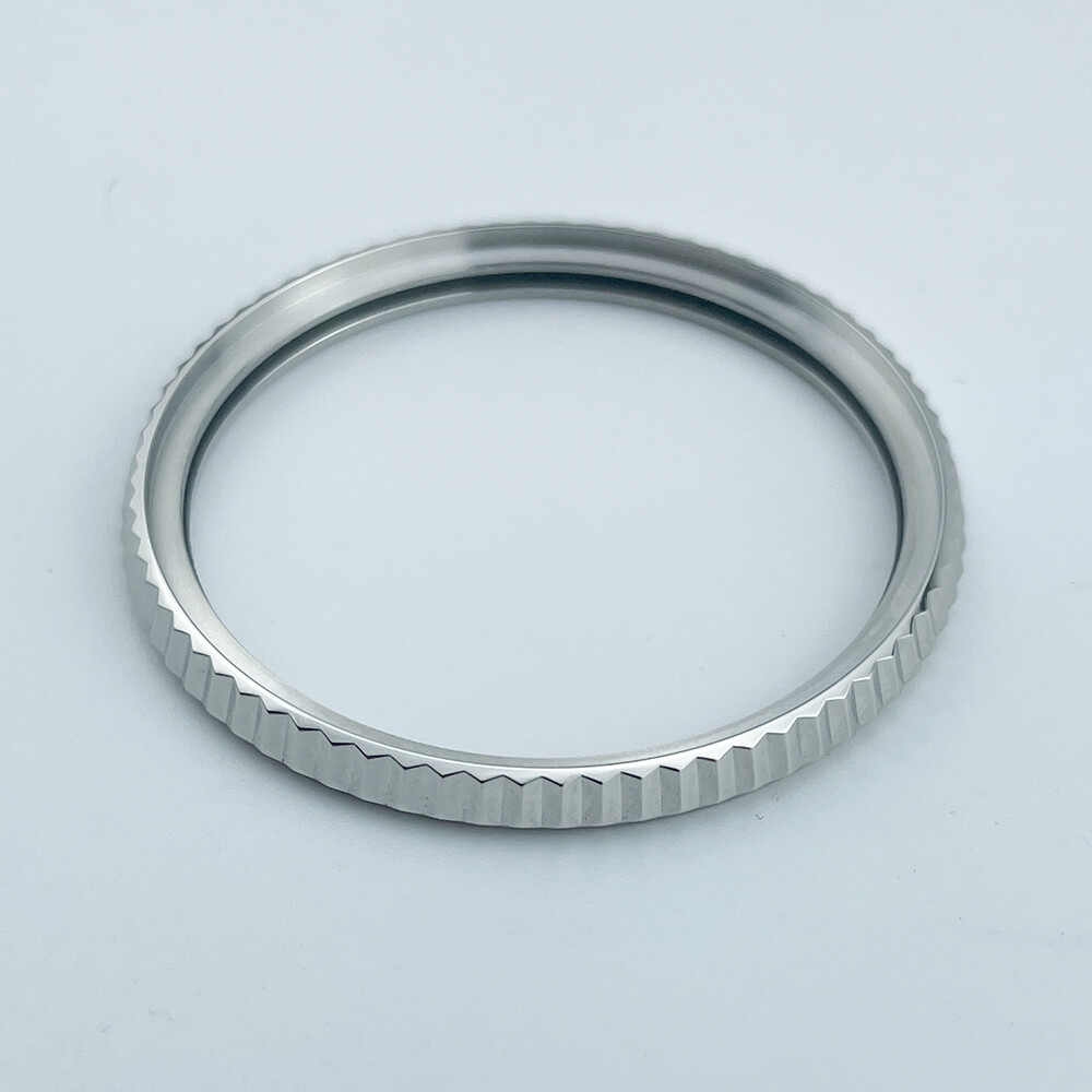 Polished Silver Slim Bezel for SKX007 SKX009 SRPD – 316L Steel Sloped Coin Edge