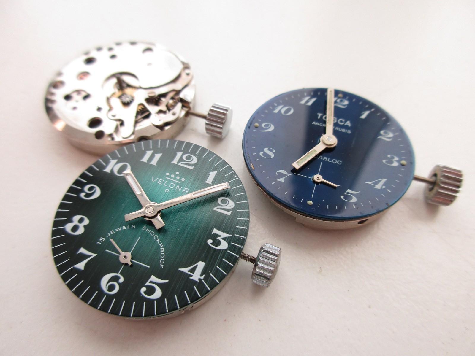 FE France Ebauche cal. 233-60 France vintage watch movements (3 pcs) – for parts