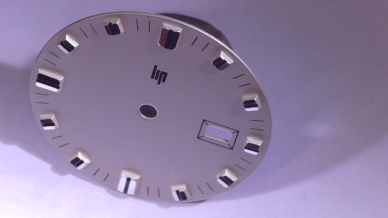 Lip Watch Diameter 27.50 Mm – In Gray Metal