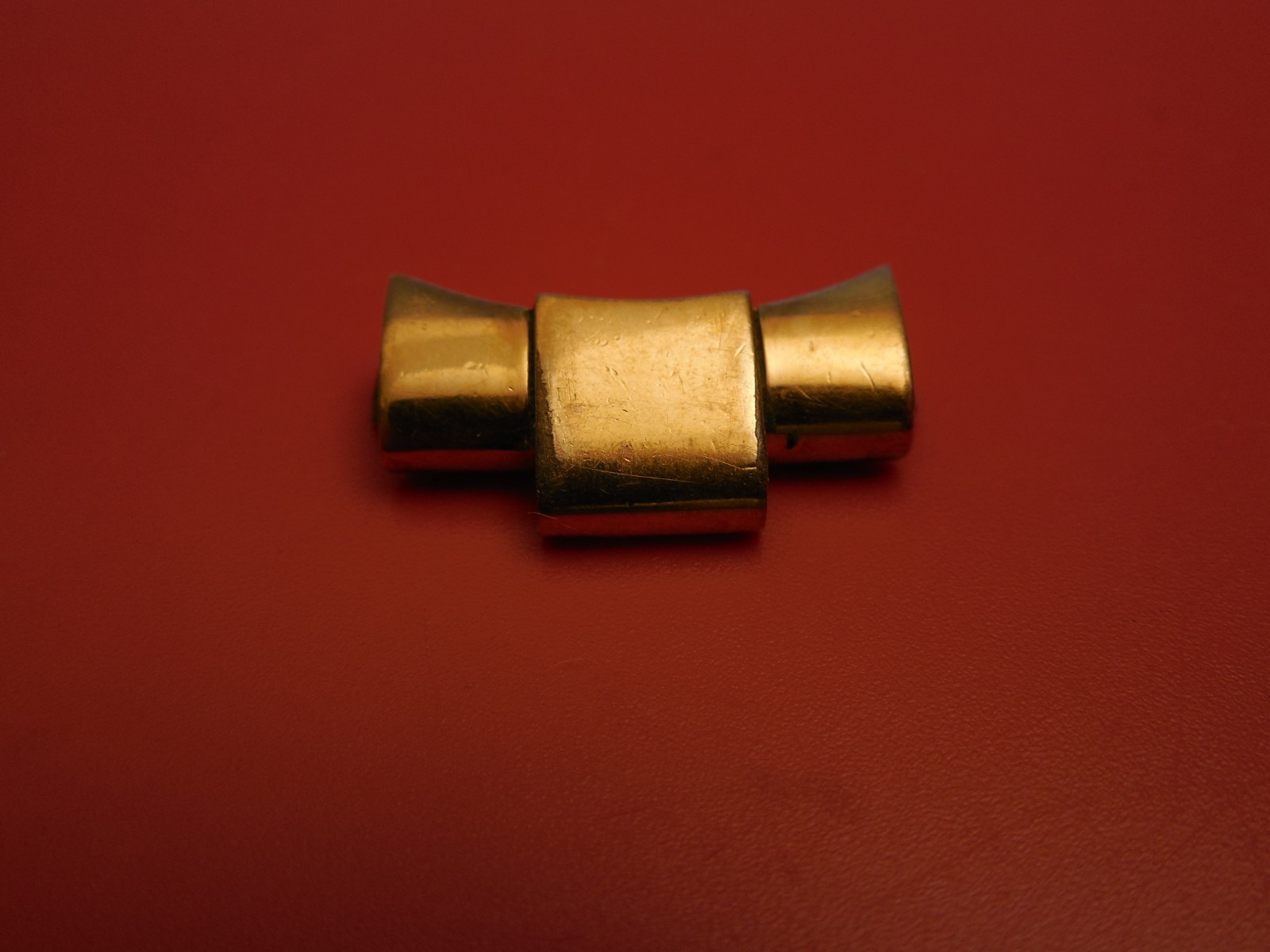 1 ROLEX 18K GOLD ELECTROPLATED 19MM 457 END FOR 78351 OYSTER BAND BRACELET STRAP