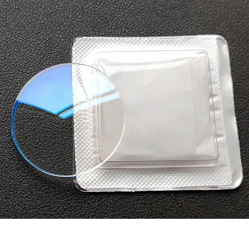 Blue Light Coated Lens 2.0mm Double Dome Mineral Crystal 28mm-42.5mm Watch Glass
