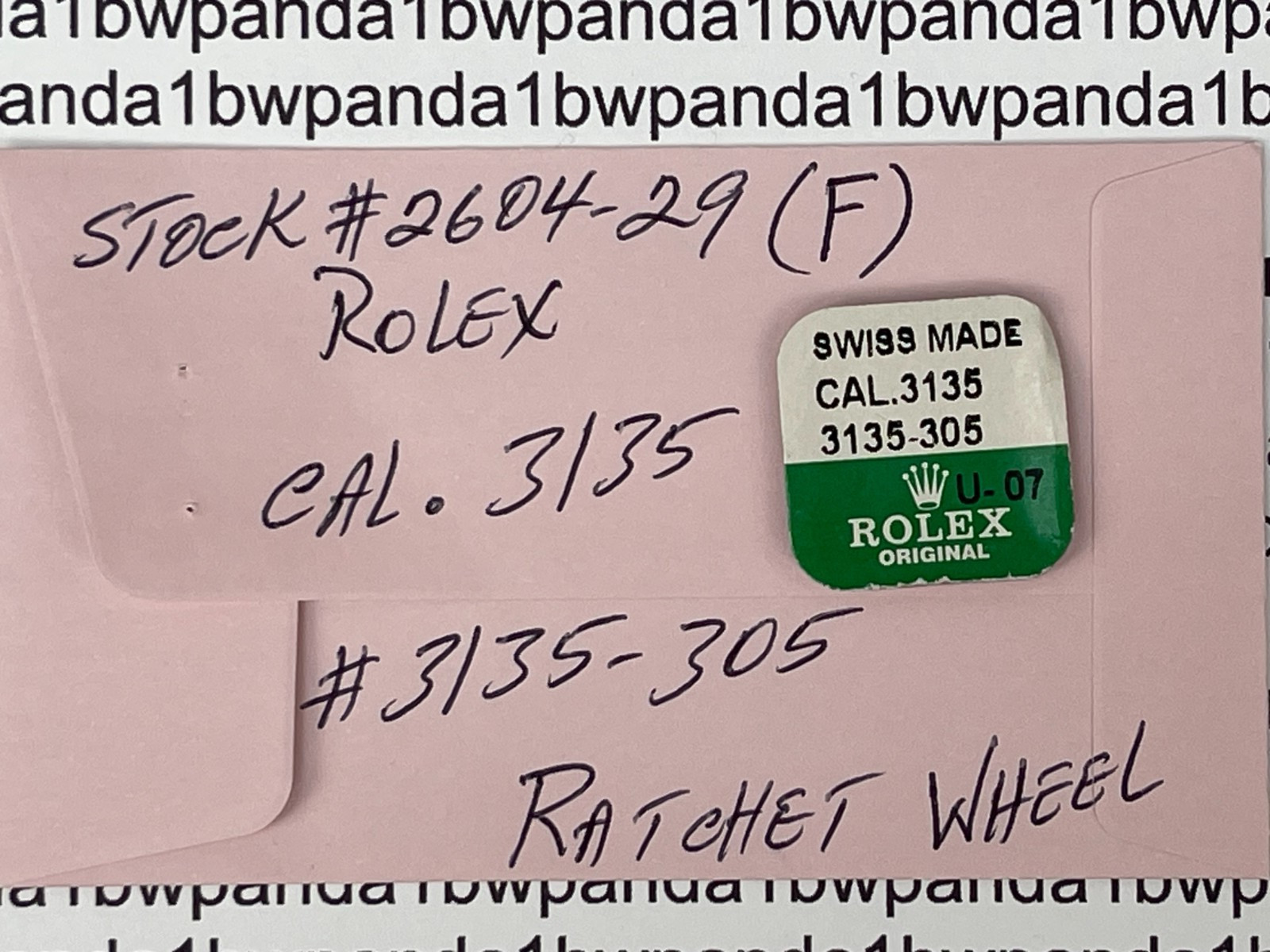 OEM Rolex Part #3135-305 Ratchet Wheel Gear==Brand New==Genuine Factory Sealed==