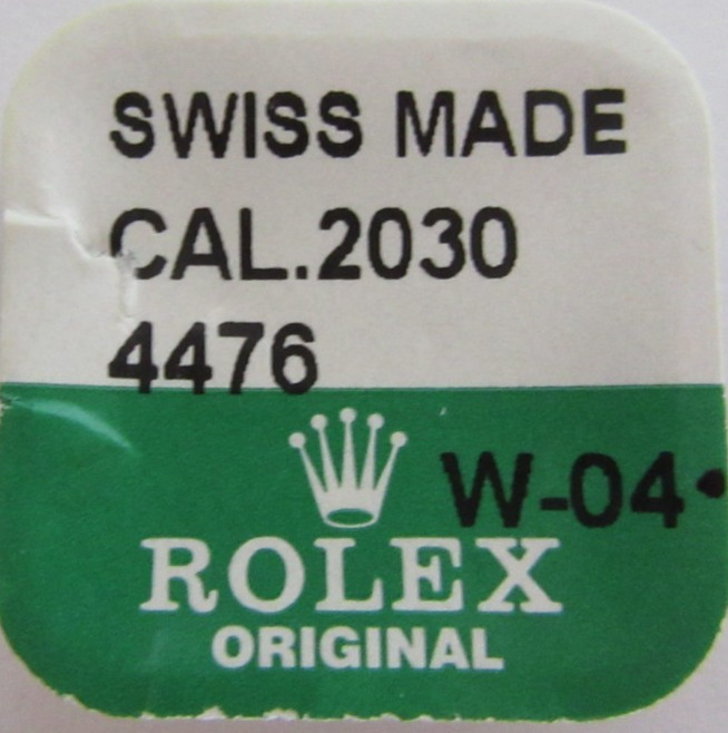 ROLEX CAL 2030. PART # 4476. WEIGHT AXLE. NEW OLD STOCK. OPEN. Sku RLX # 3-15