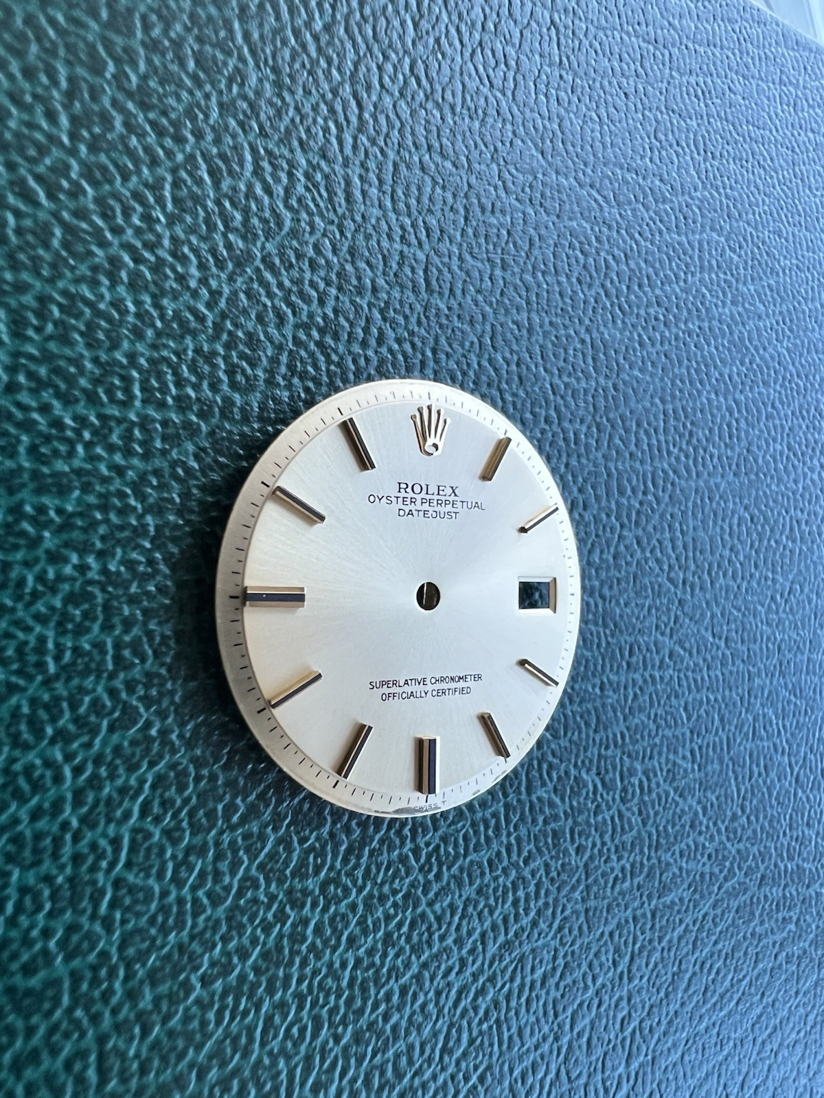 Authentic ROLEX Datejust 36mm 1601 1603 Champagne Gold Pie Pan Dial – OC#1271