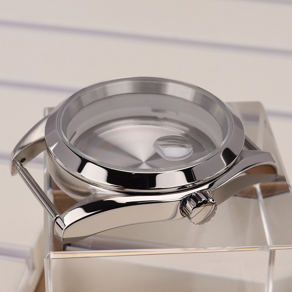 39.2mm Man Watch Case 316 Stainless Steel 10ATM For Seiko NH34 35 36 38 Movement