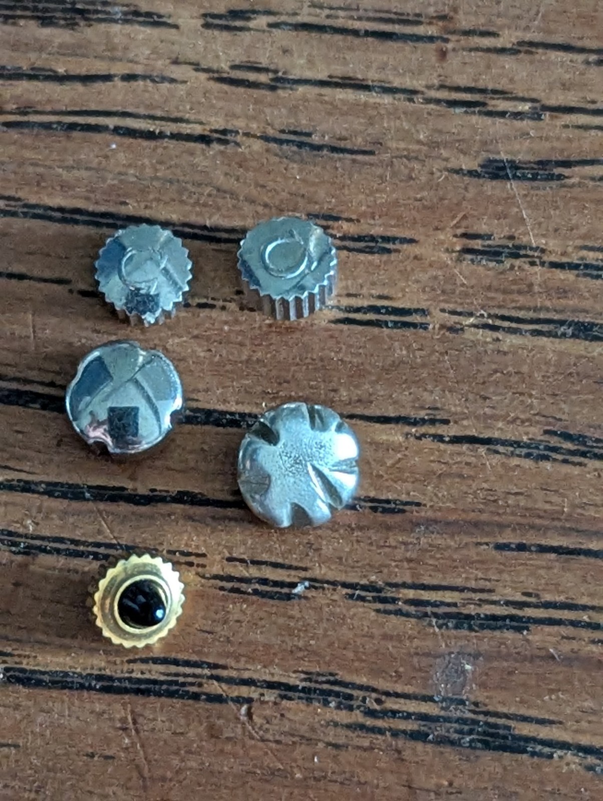 Omega Watch Crowns, Used / Damaged, for Repair, Watchmaker Parts #S815