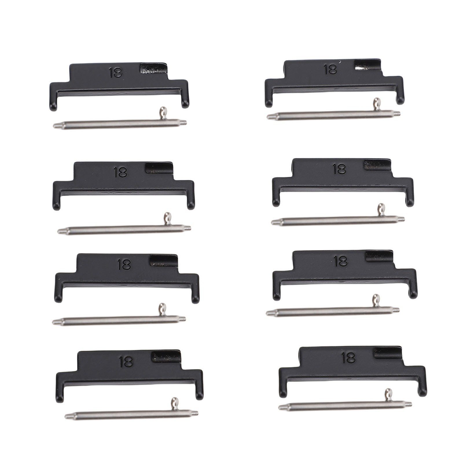 4 Pairs Metal Watch Band Adapter Set Durable For Smart Watch Recommended