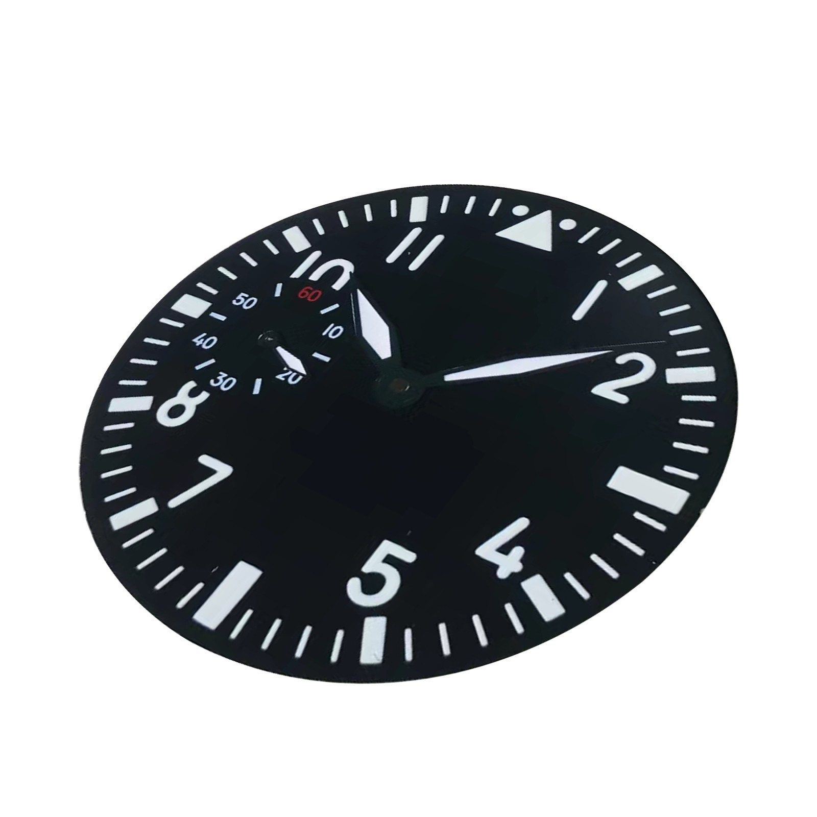 New Fit ETA 6497 Watch Movement Green Luminous 38.9mm Black Watch Dial + Hands