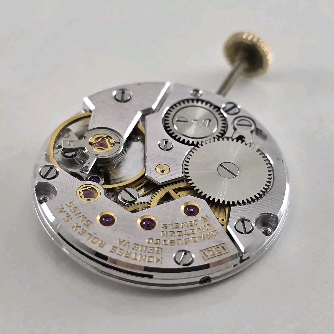 ROLEX VINTAGE 1601 MANUAL WIND MOVEMENT COMPLETE (V.GOOD & 100% ORIGINAL)