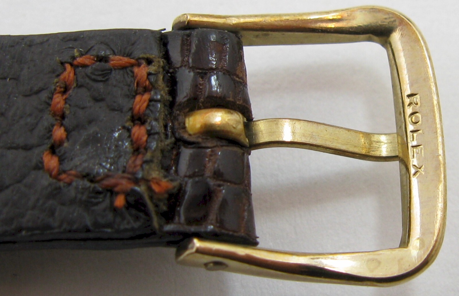 Lady Rolex Watch Buckle in gold plated 9 mm
