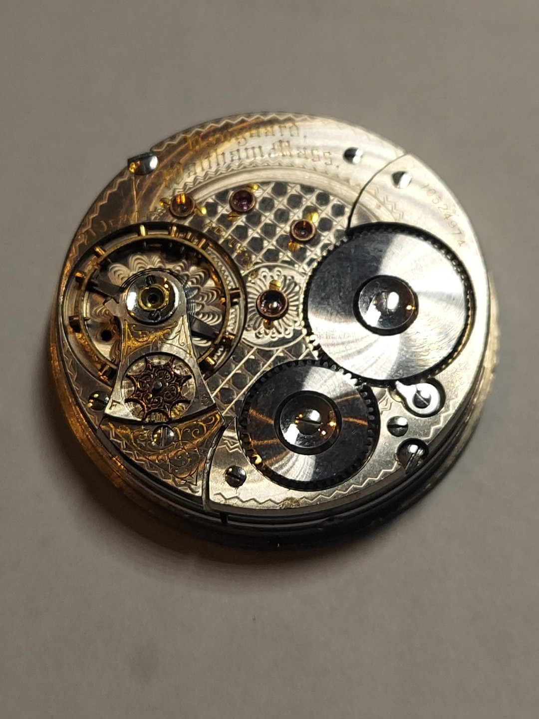 Waltham Vanguard 21 Jewels P.W.Movement Mens U S A