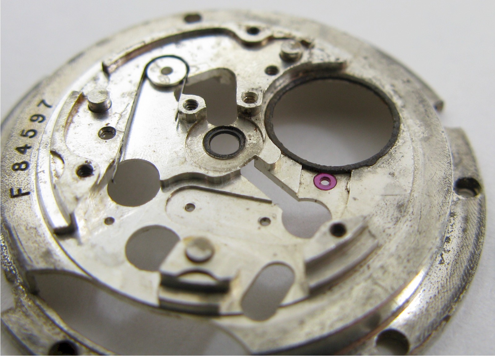 Rolex 645 … 18 jewels 6 adj. chronometer Watch Part: rusty automatic bridges