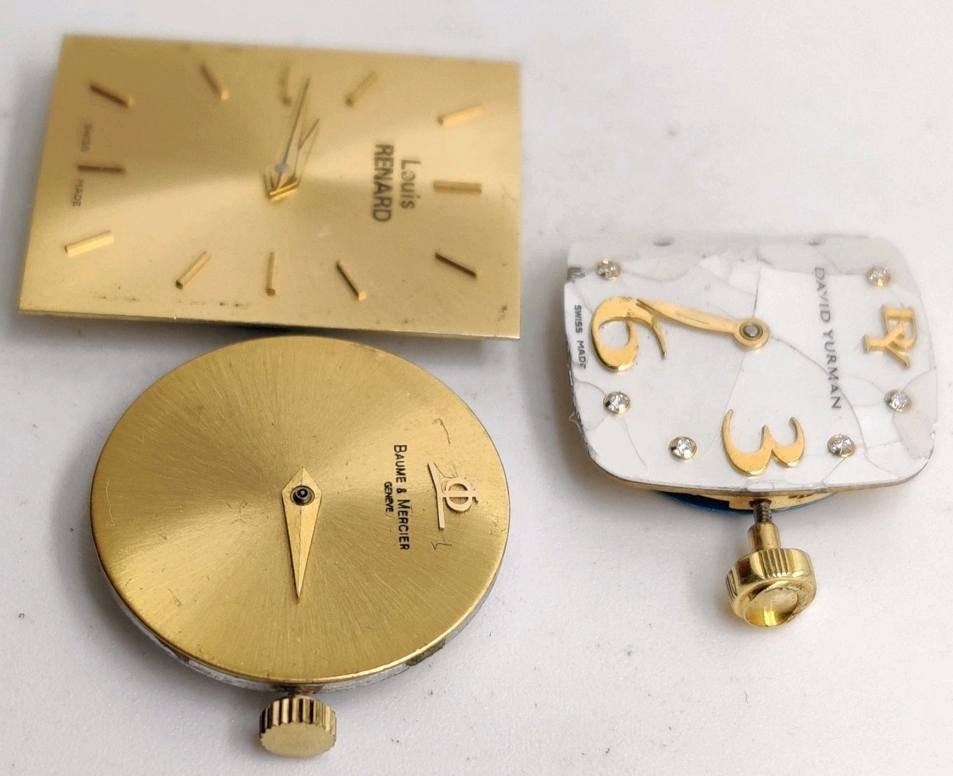 David Yurman Baume Mercier ETA 956.032 956.112 Swiss quartz movements For Repair
