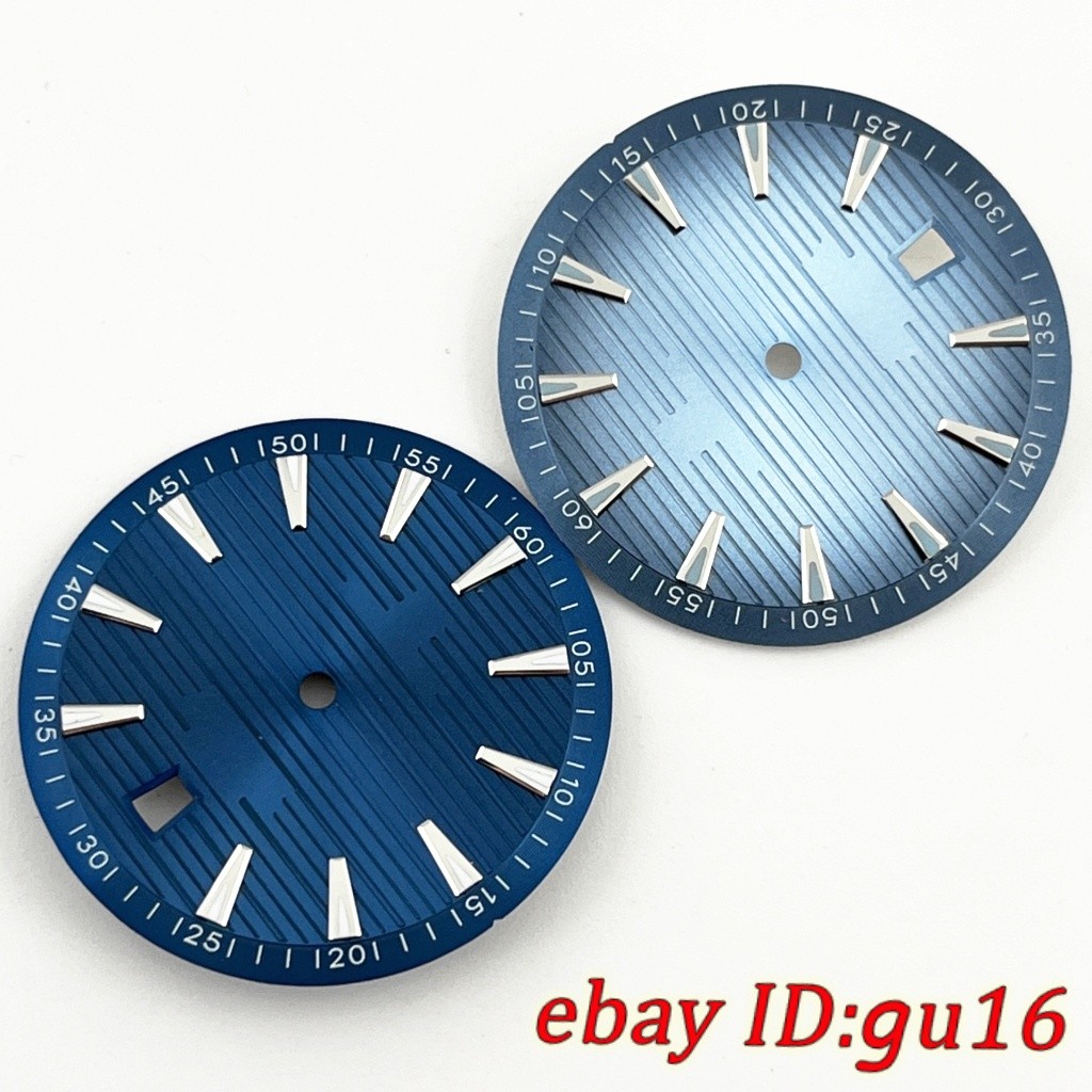 NH35 6 o’clock Date Window 33.5mm Watch Dial Green Glowing Watch Accessories