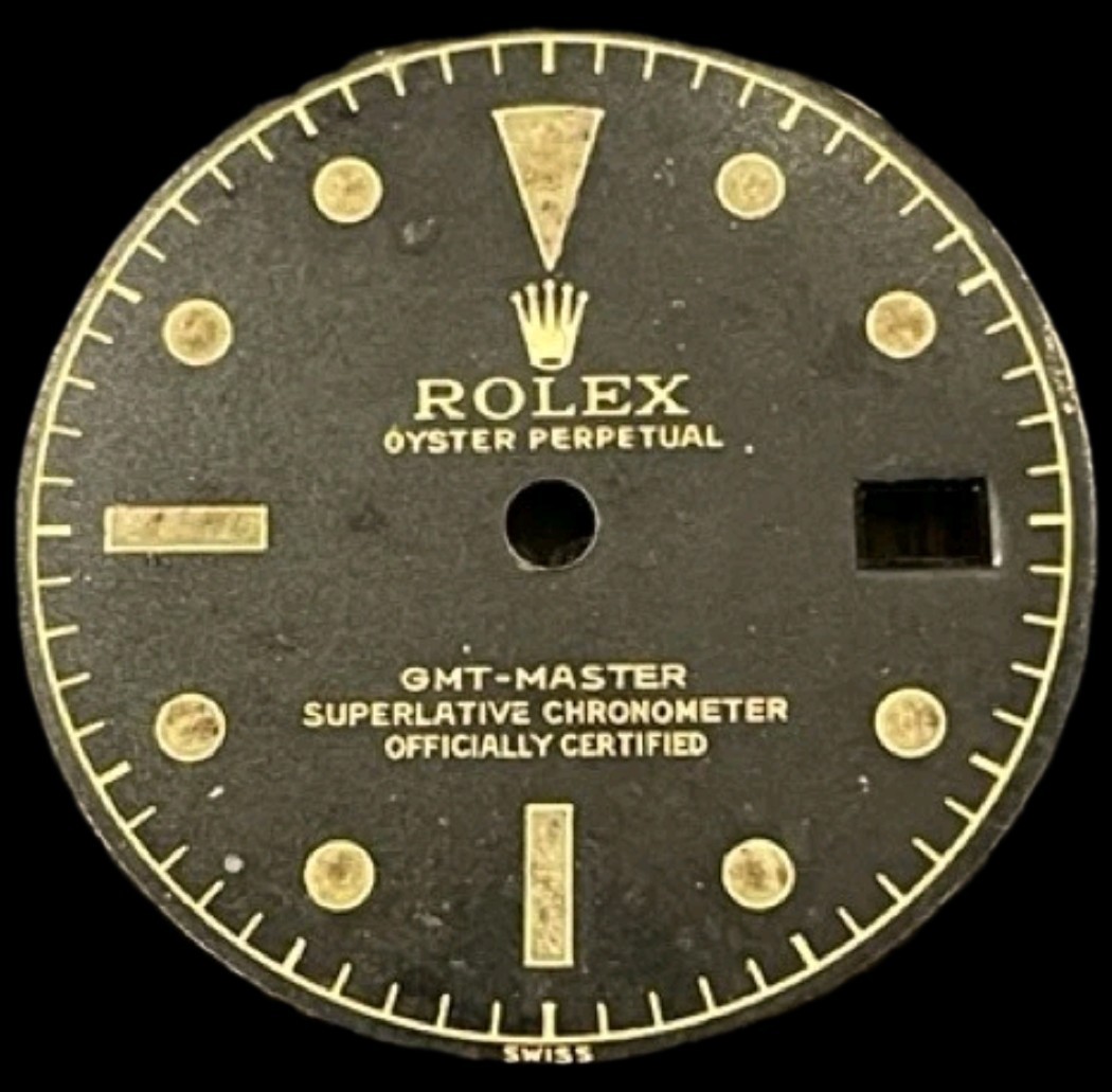 Rolex GMT MASTER Gold Logo Sticker Watch Dial