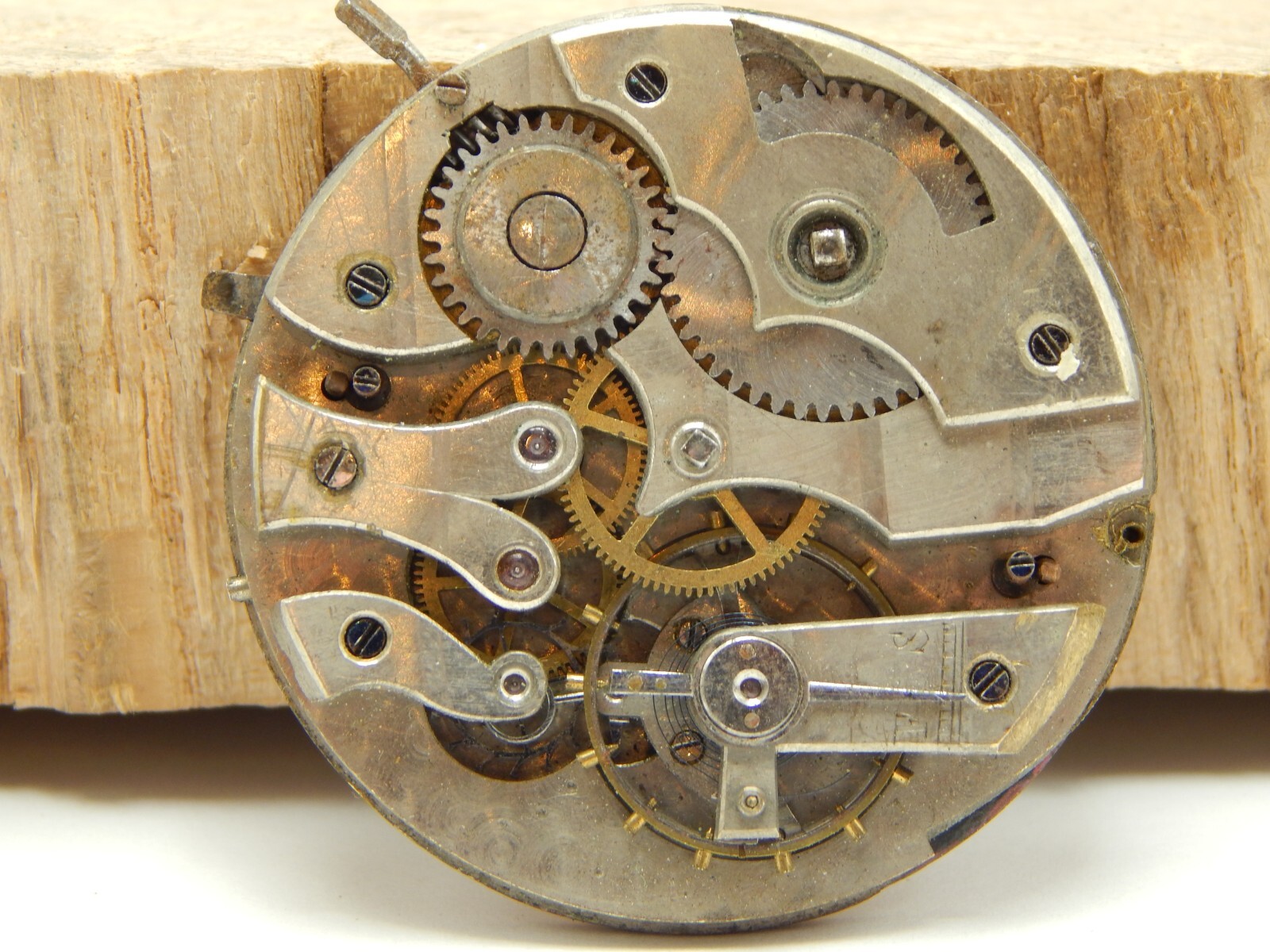 Vintage Pocket Watch Movement Convertible Key Wind Key Set & Stem Wind Lever Set