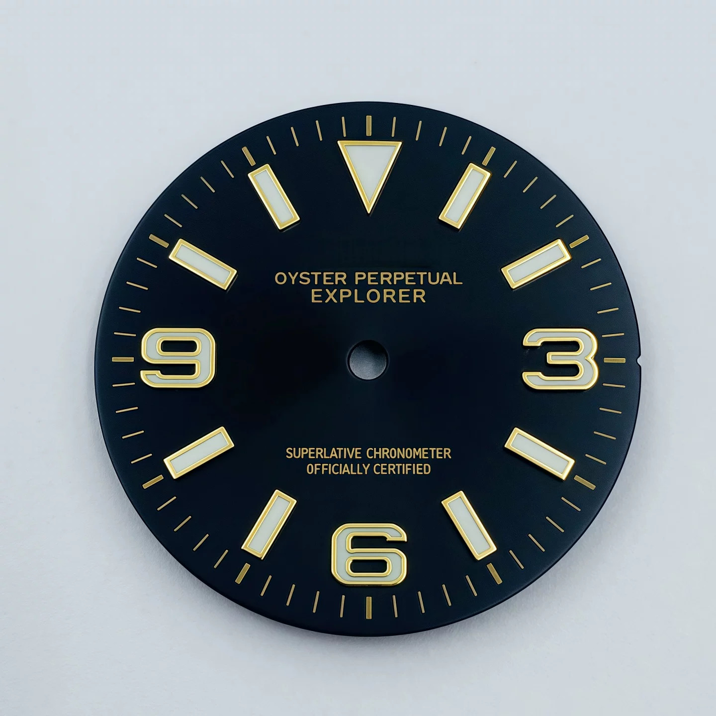 28.5mm Sun patterns Watch Dial Green Luminous for Nh35 Nh36 4R Movement parts