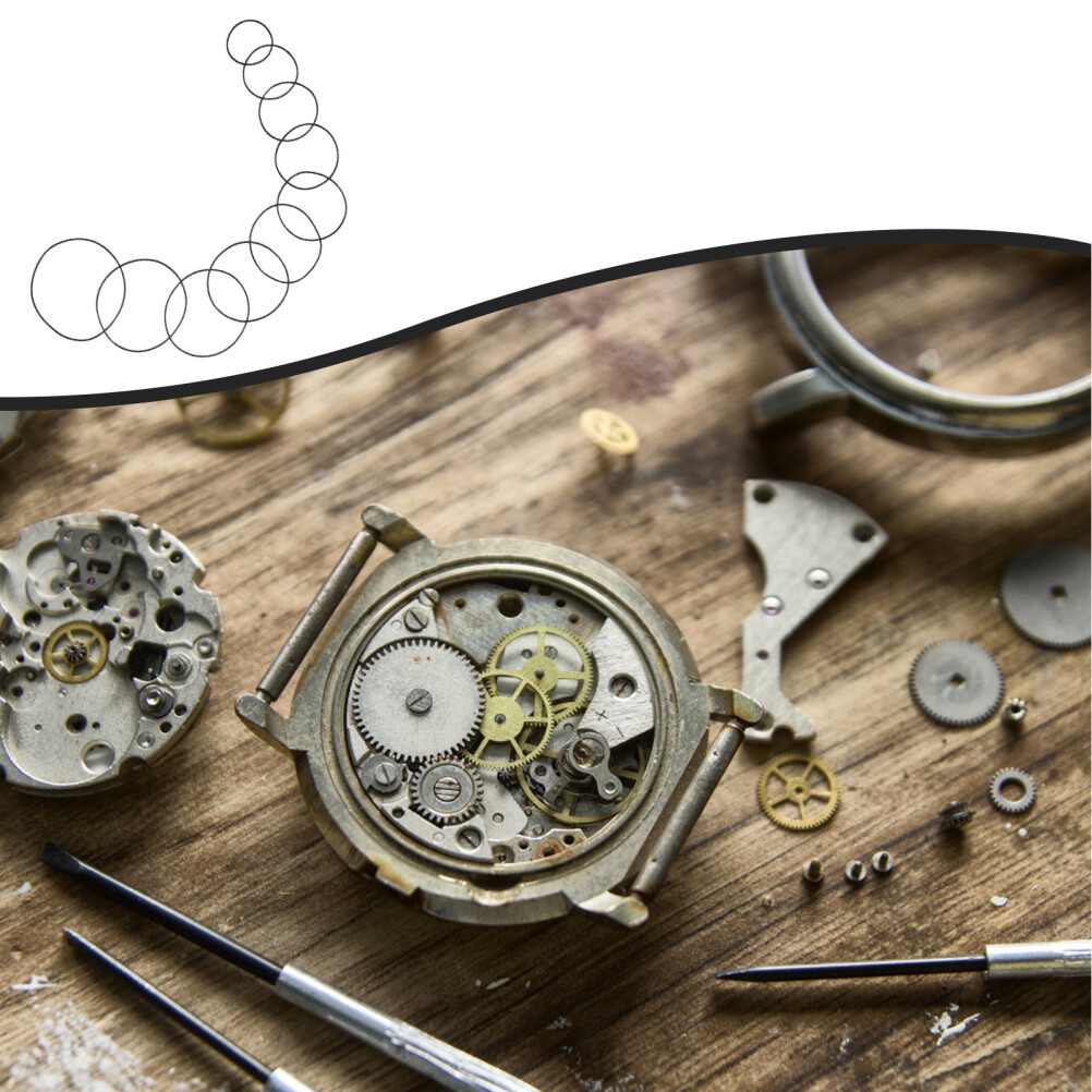 200 Pcs Watch Seal Rubber Gasket Ring DIY Watchmaker Assortment Kit