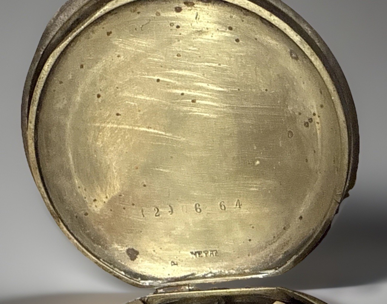 Swiss 0.800 Silver Pocket Watch Case Only EXTRA Switzerland 🪙