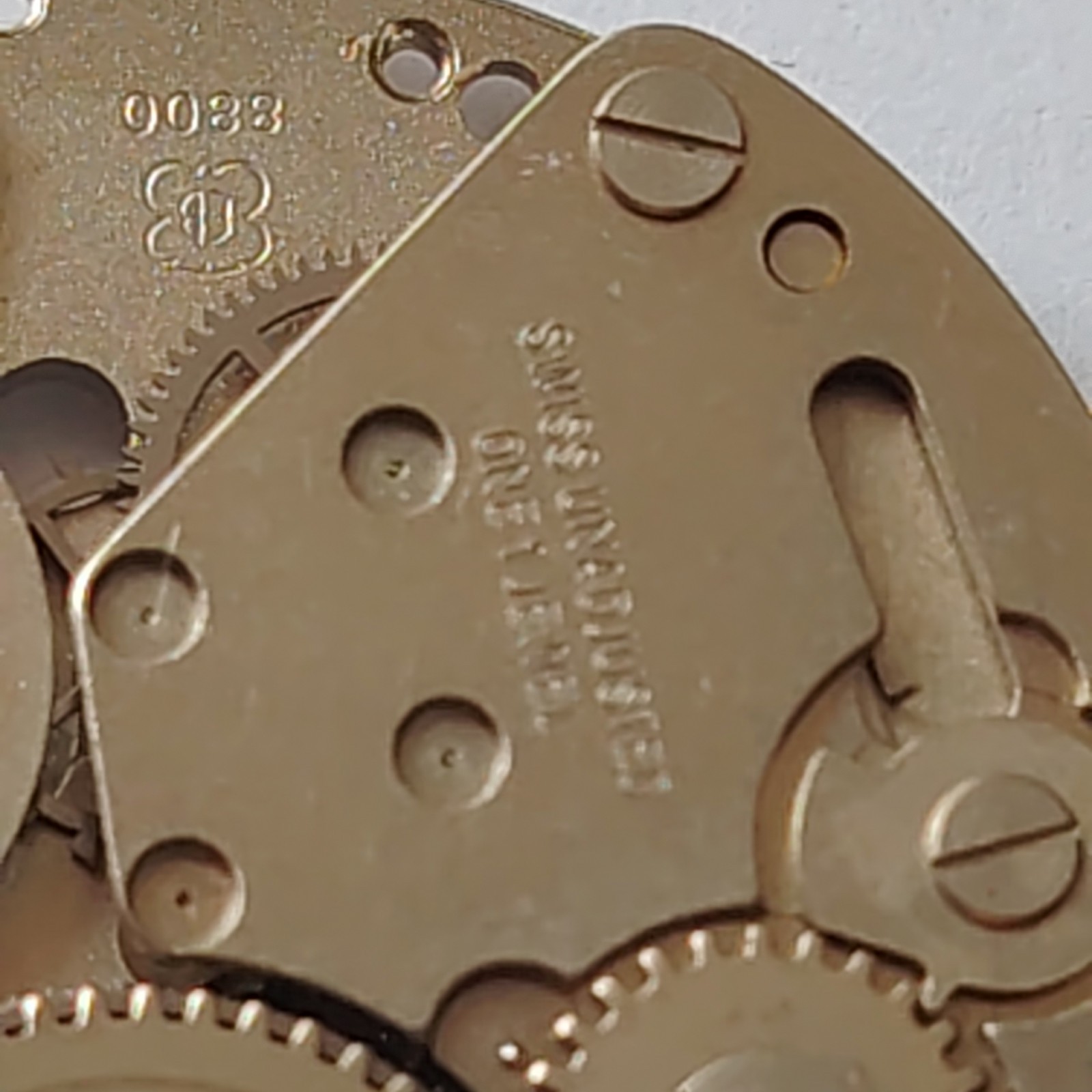 BULER WATCH EB 8800 MANUAL WINDING MOVEMENT FOR WATCH PARTS