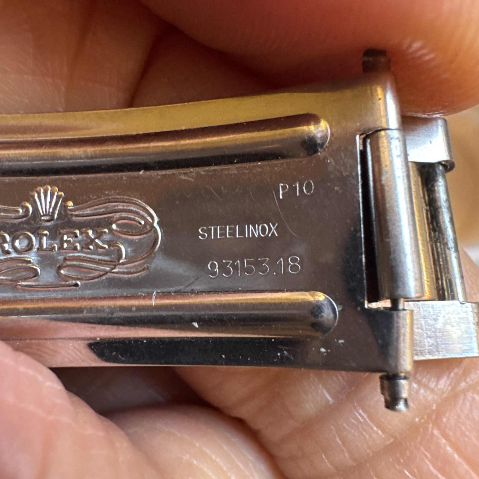 Vintage Rolex 93153-18 16613 16803 Submariner clasp P10 Circa 1991 (A)