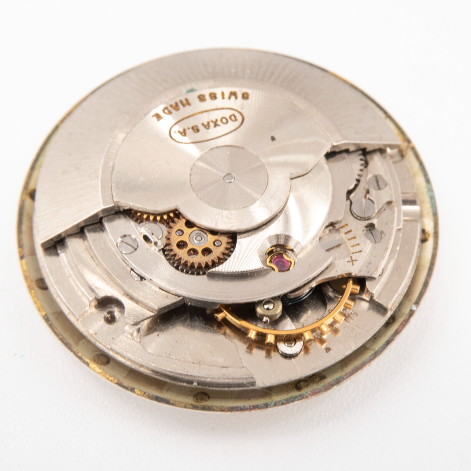 Vintage Doxa Caliber 115 21-Jewel Automatic Wristwatch Movement, Runs