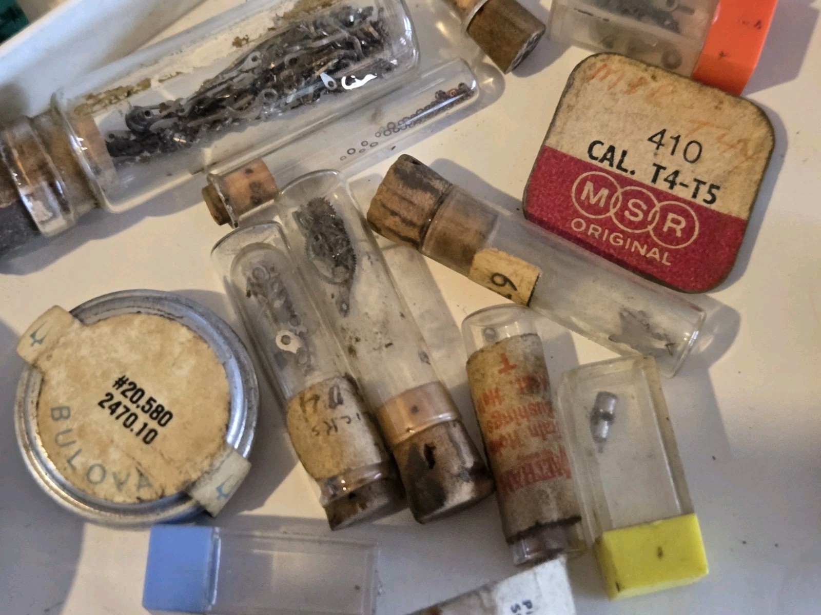 Vintage Watchmakers Part’s Estate Watch Repair Parts Bulk Lot #2.